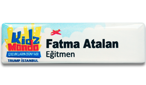 İsime Özel Eğitim Kurumları Yaka Kartı