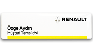 Oto Galeri Yaka İsimliği, isme özel üretim imkanı